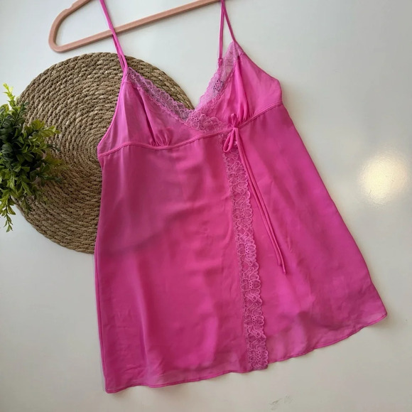 Hot pink Victoria’s Secret sheer babydoll Small - Picture 3 of 12